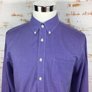 John Varvatos Mens Button Down Sport Shirt Large L